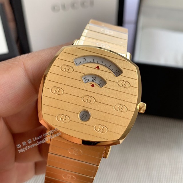 古馳鋼帶手錶 Gucci新款中性石英腕表  gjs2150
